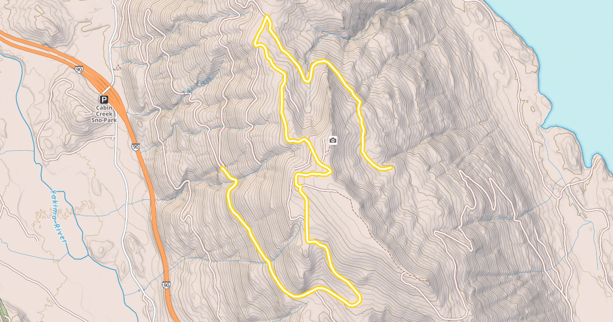 Map preview of Mt. Amabilis FS Rd 4822
