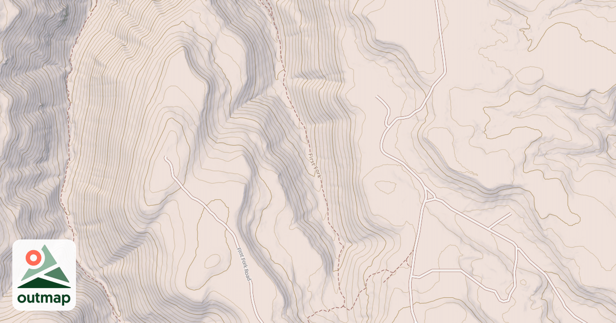 Map of First Fork