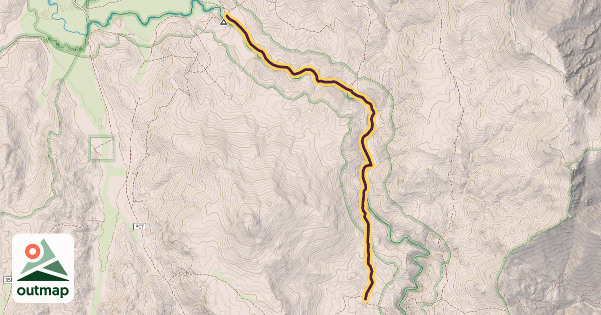 Map of Deer Mountain Trail