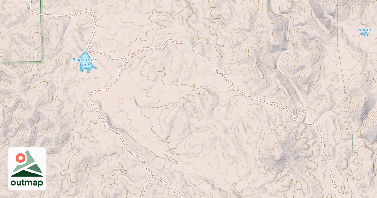 Map of BEAR GRASS