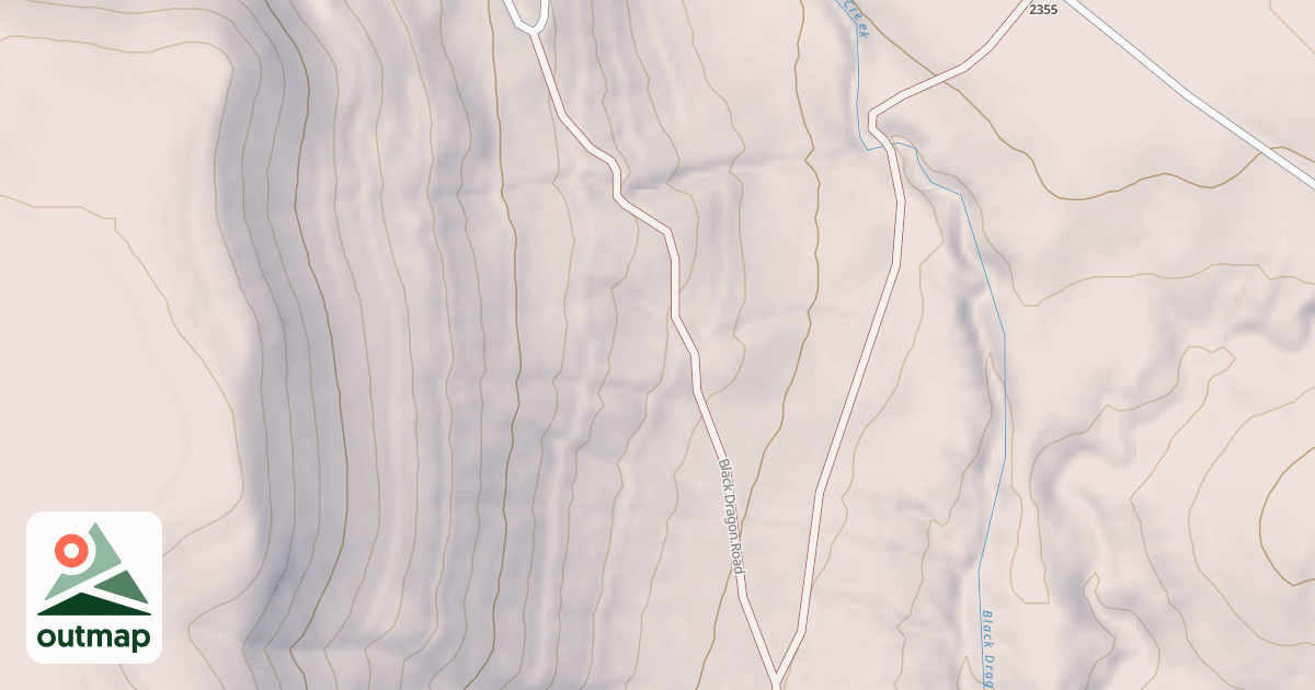 Map of BLACK DRAGON SPUR TRAIL