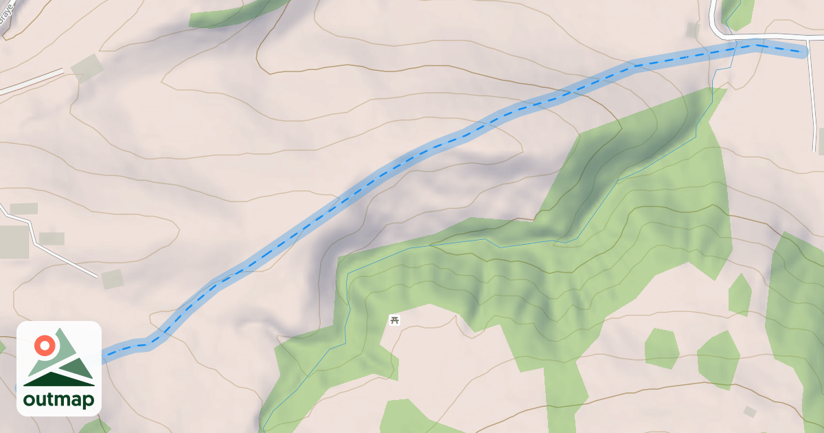 Map of (abandonné) piste 97