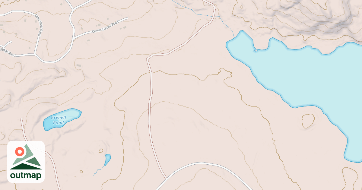 Map of Maine Statewide ATV Trails 111