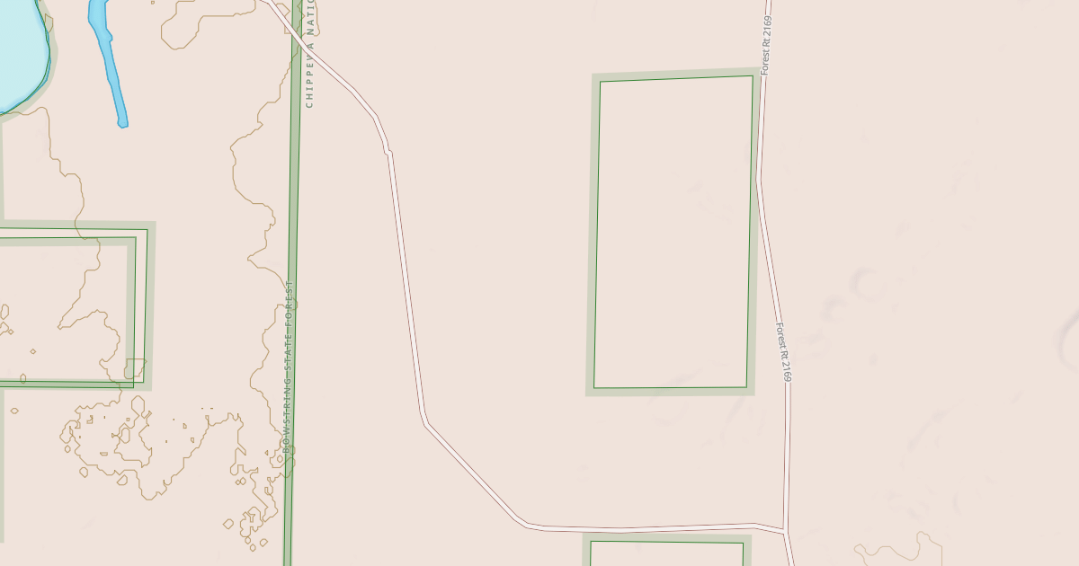 Map preview of EAST LYDICK LAKE