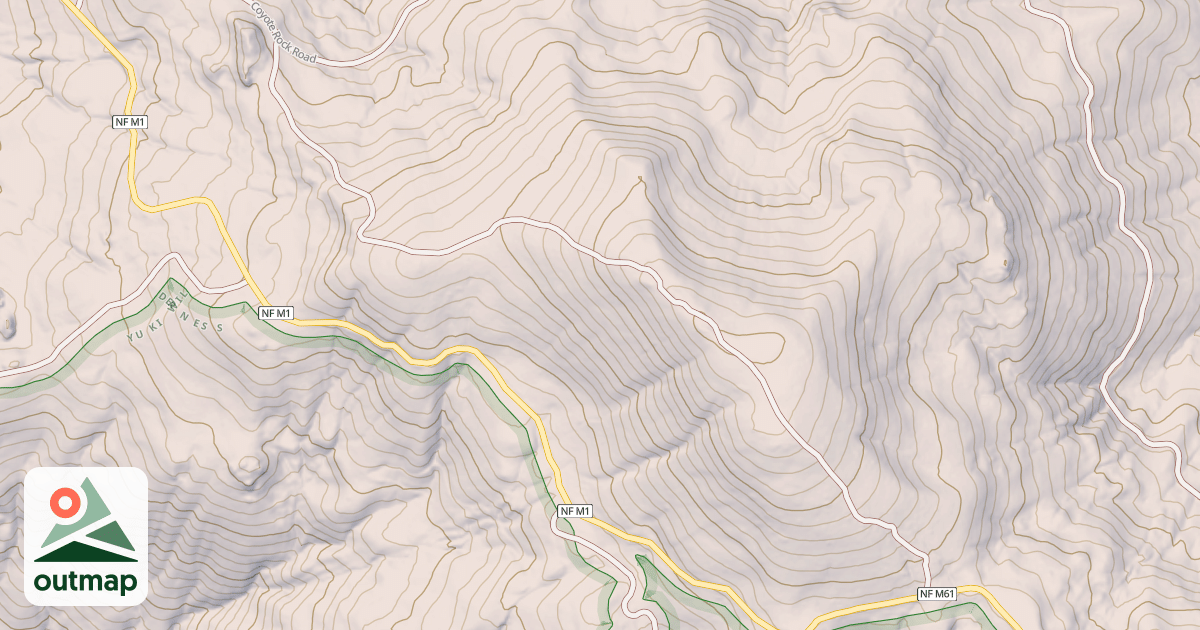 Map of BALD MTN.