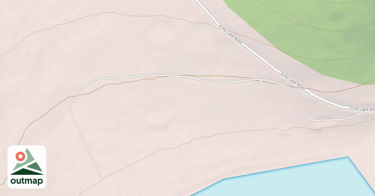 Map of NORTH ECHO LAKE