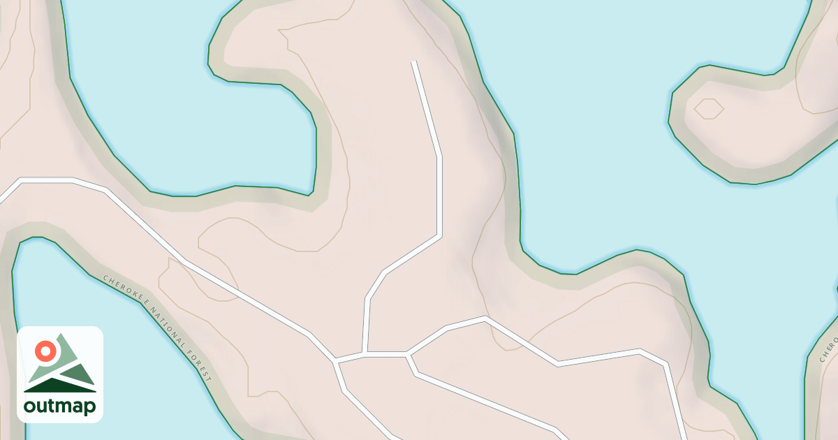 Map of LOWER LONE PINE LOOP