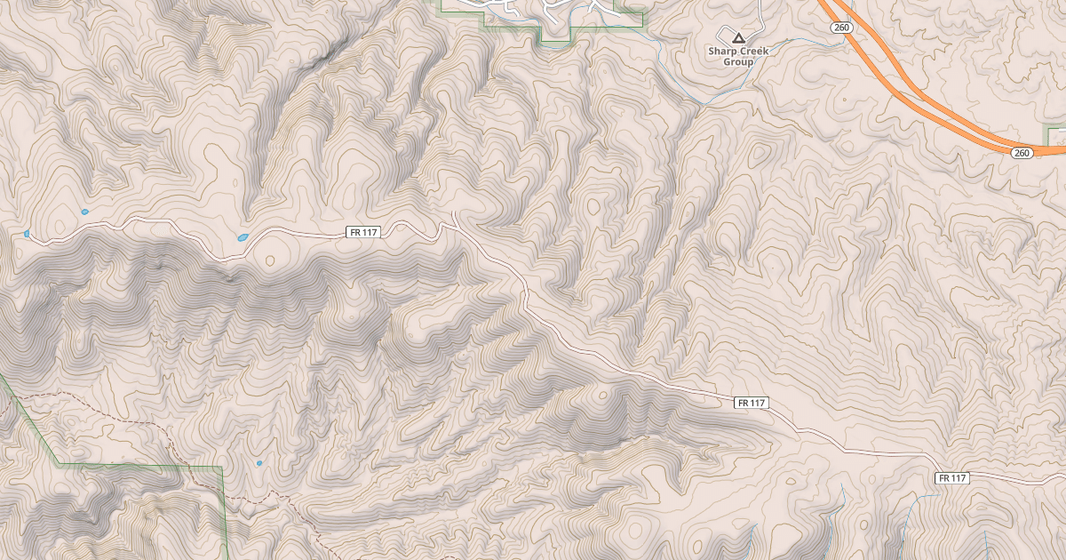 Map preview of CHRISTOPHER MOUNTAIN