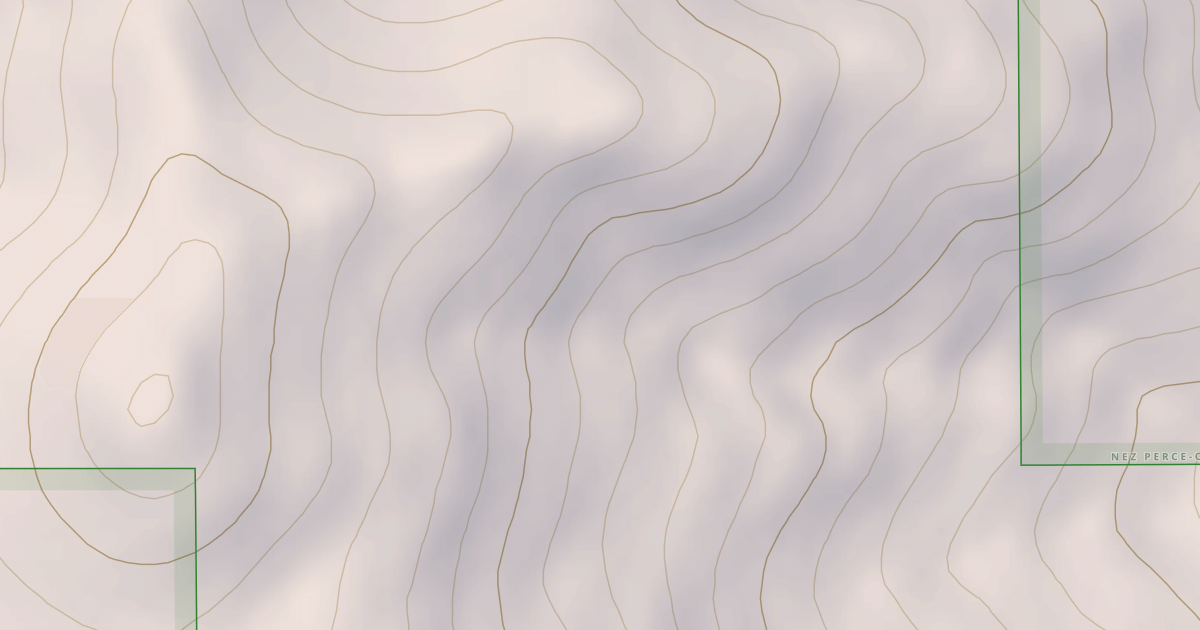 Map preview of Palouse Ohv - Greenhorn Conn