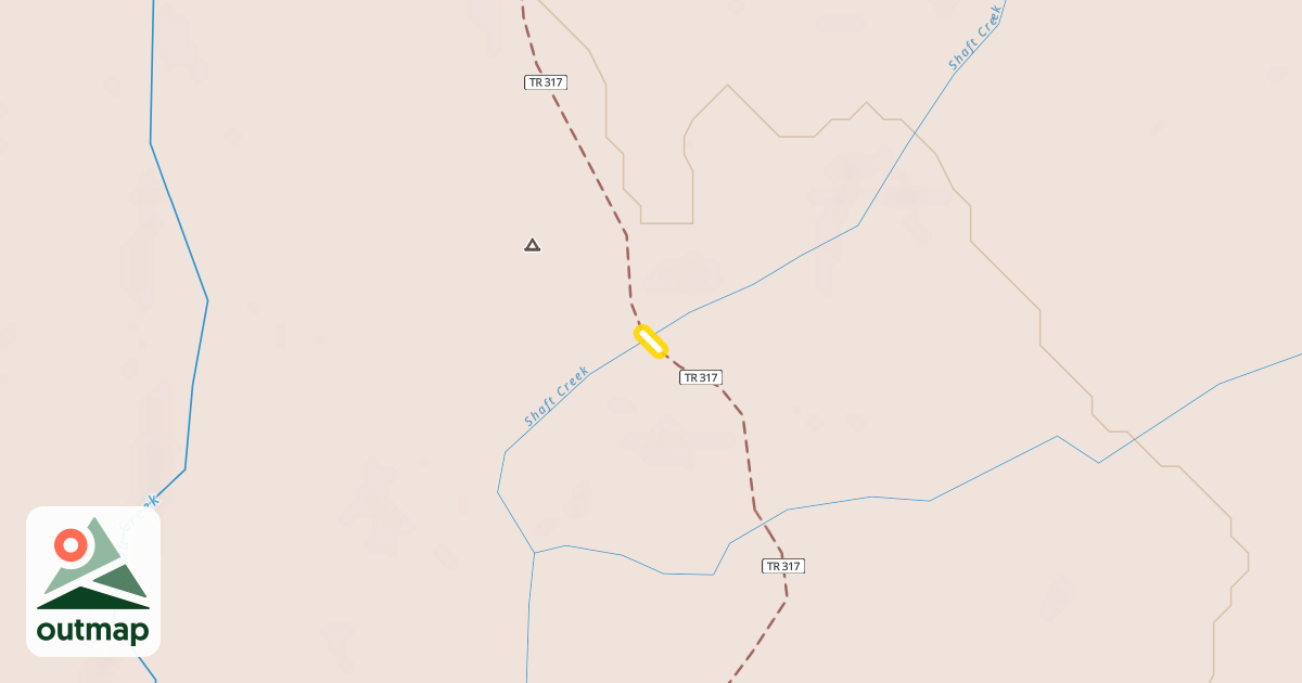 Map of Resurrection Pass Trail