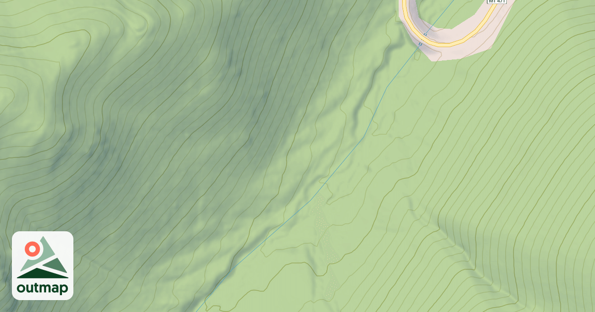 Map of Glidden Creek