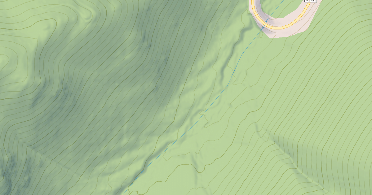 Map preview of Glidden Creek