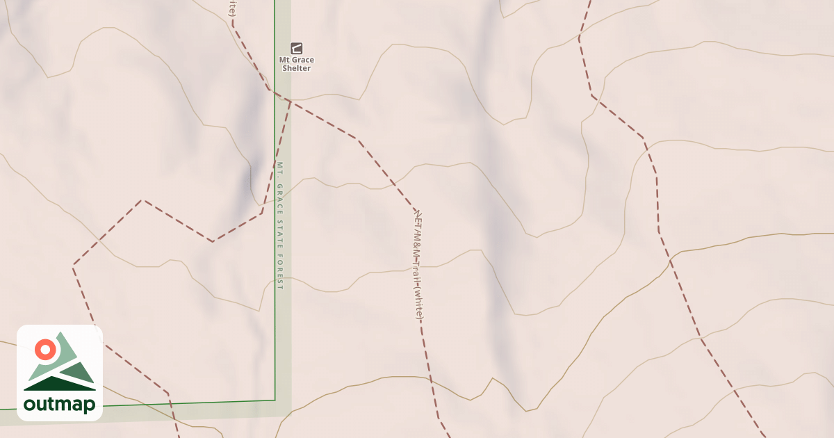 Map of Metacomet - Monadnock Trail