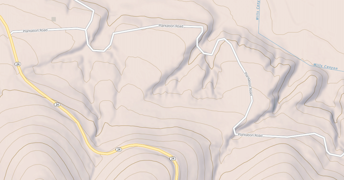 Map preview of PLANTATION
