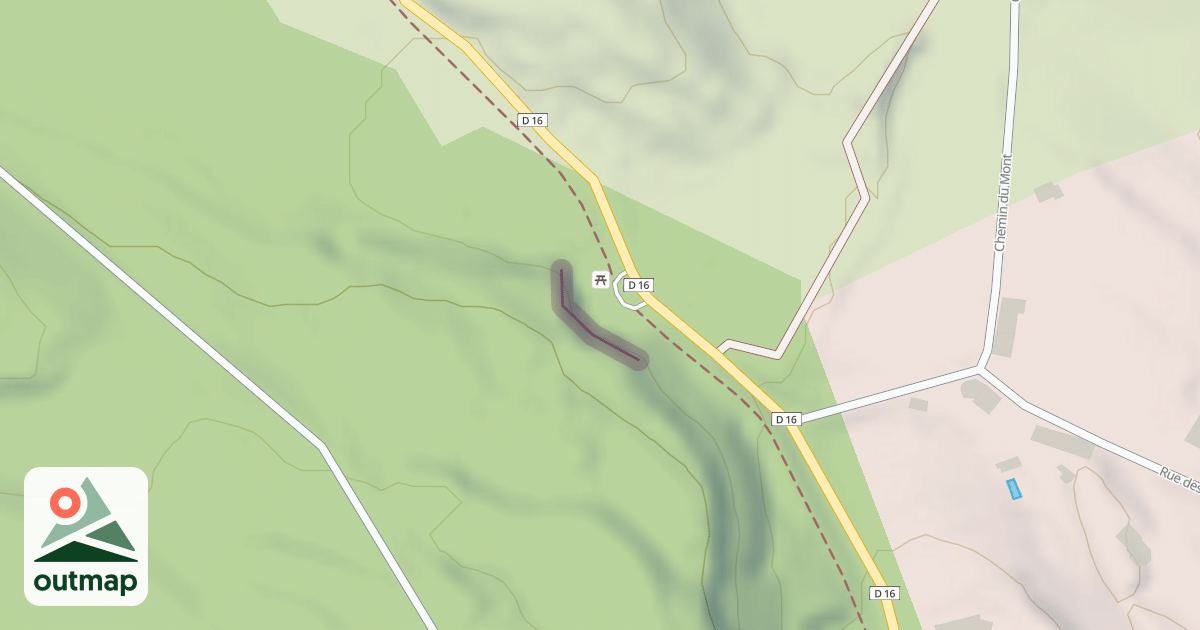 Map of Climbing Crag