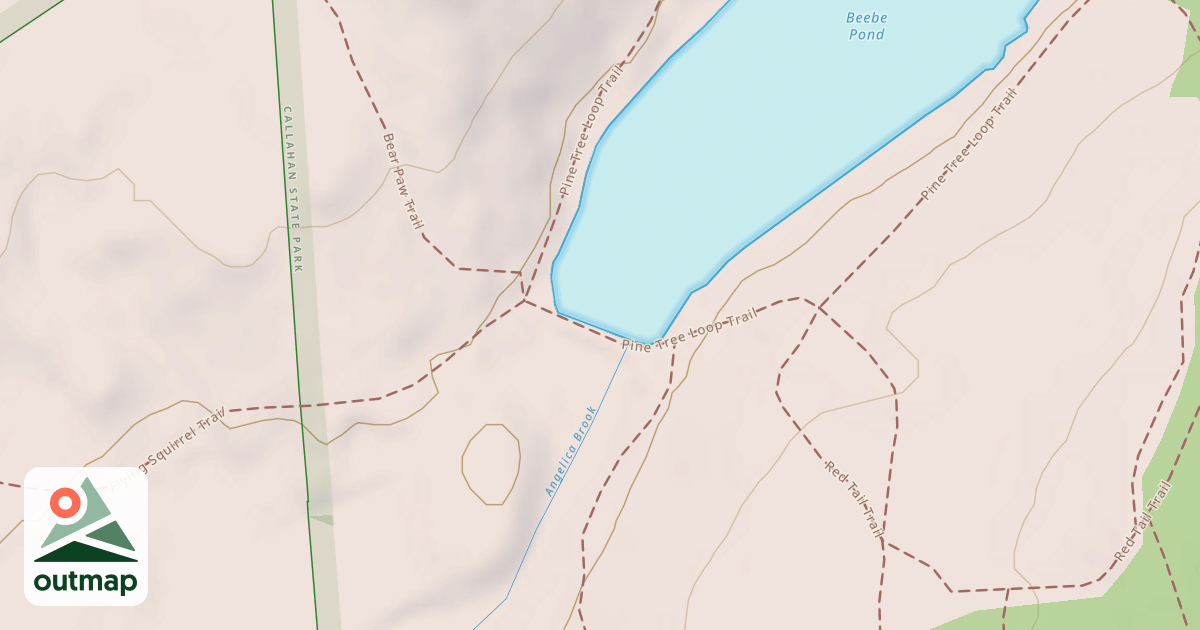 Map of Pine Tree Loop