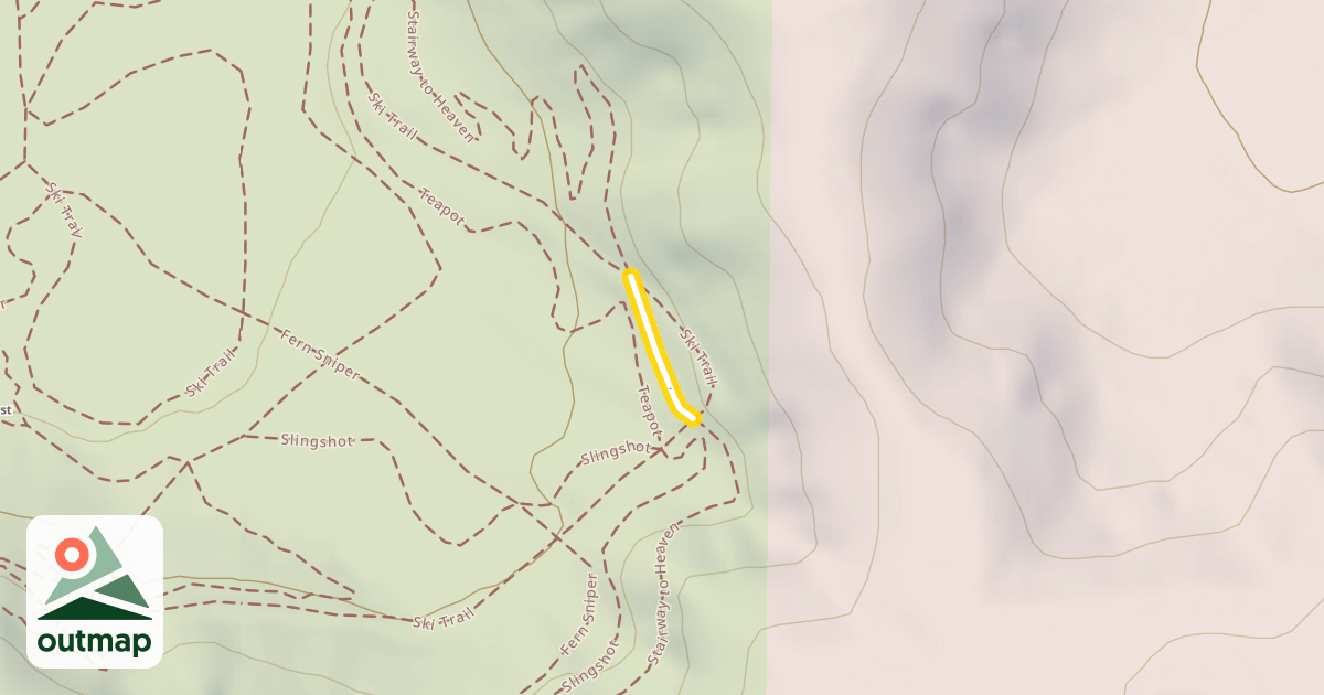 Map of Ski Trail