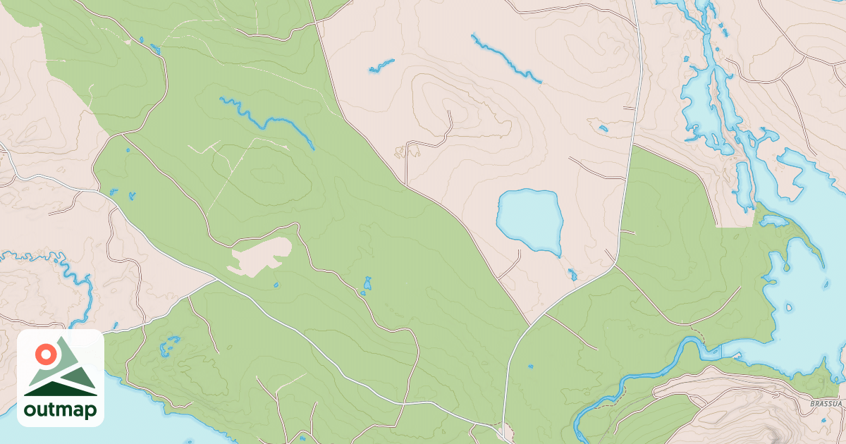 Map of Maine Statewide ATV Trails 93