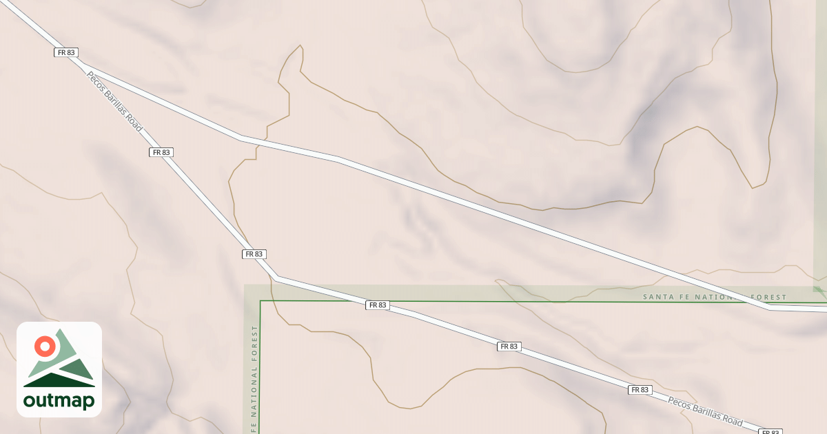 Map of USFS National Forest System Roads {EAA2935E-350B-46B3-948B-C112E0A7FFA5}