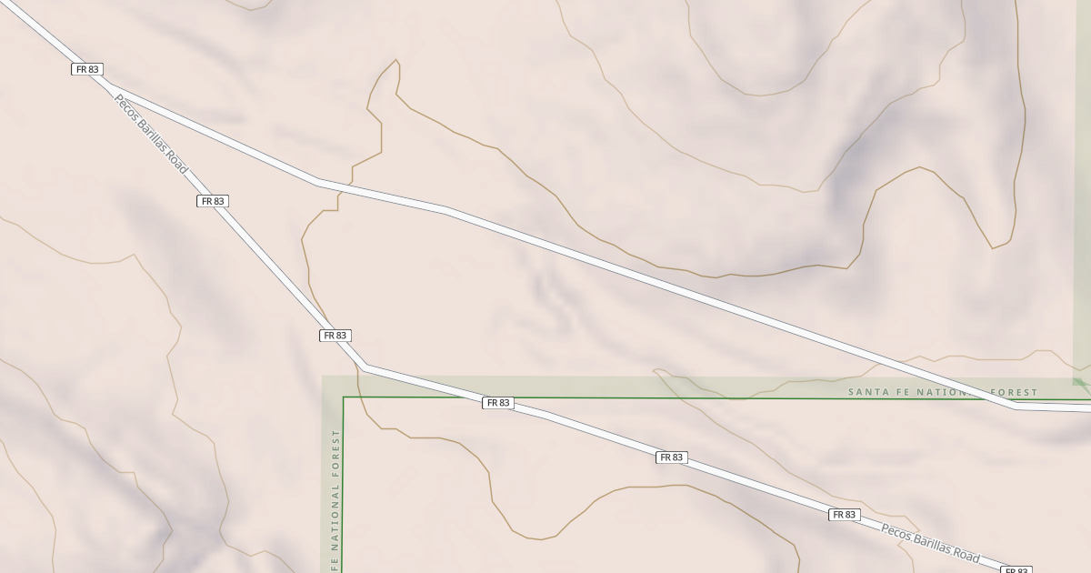 Map preview of USFS National Forest System Roads {EAA2935E-350B-46B3-948B-C112E0A7FFA5}