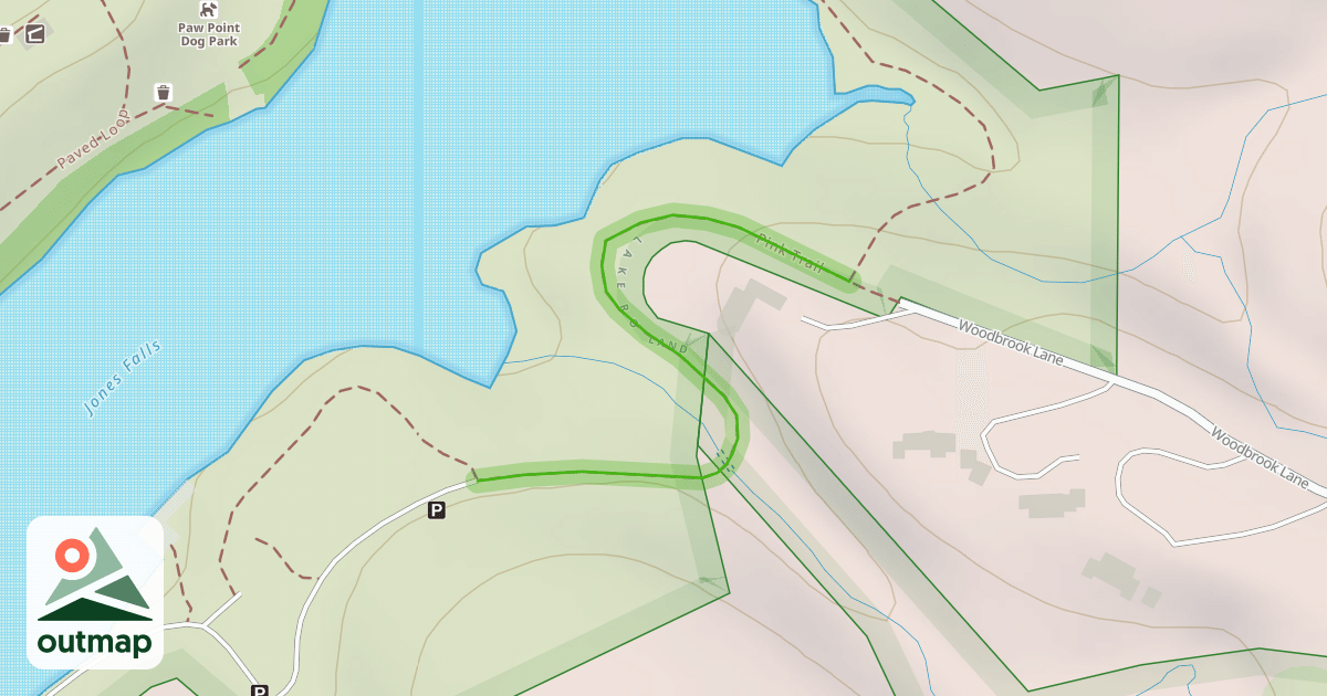 Map of Pink Trail
