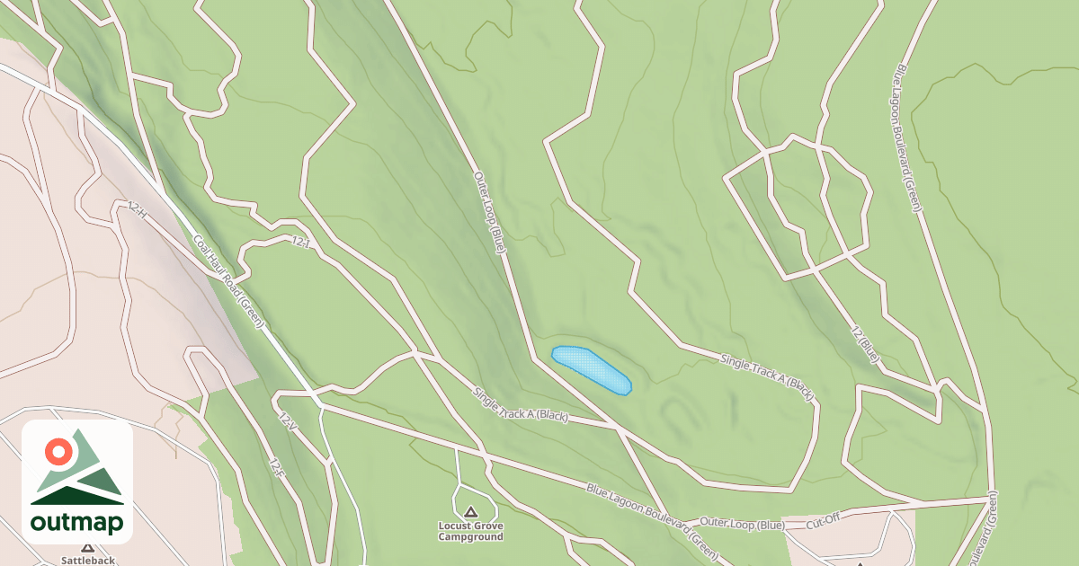 Map of Rock Run ATV Trails