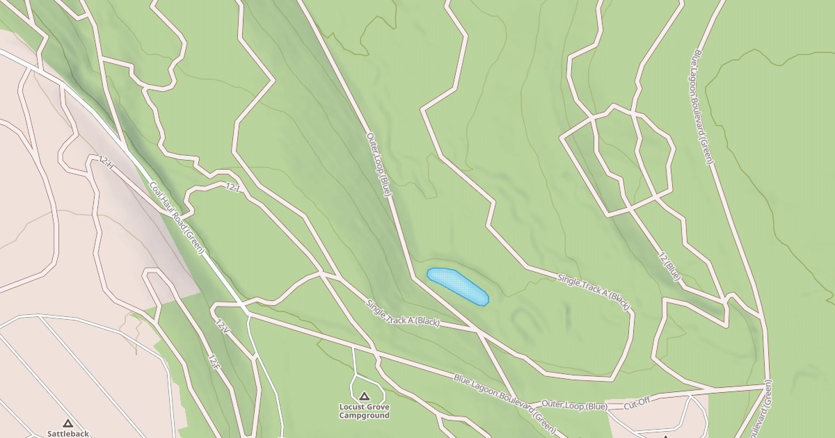 Map preview of Rock Run ATV Trails