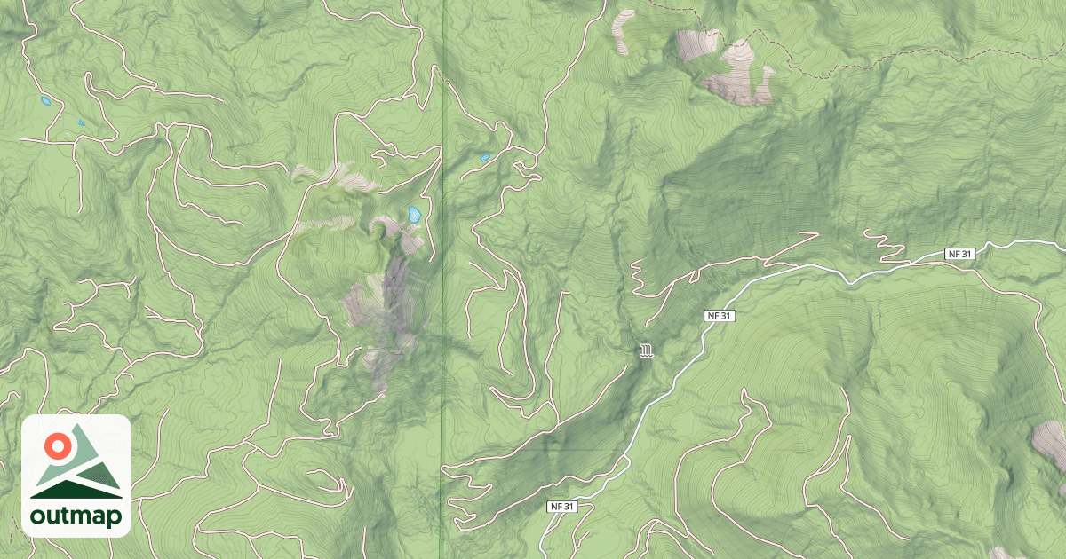 Map of CANYON RIDGE