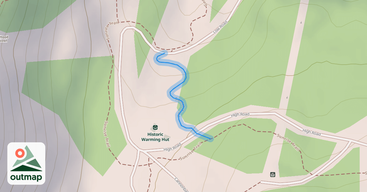 Map of Sunset Trail