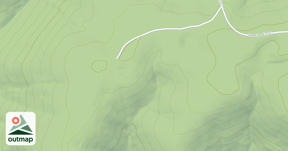 Map of CARDAREVA RIDGE