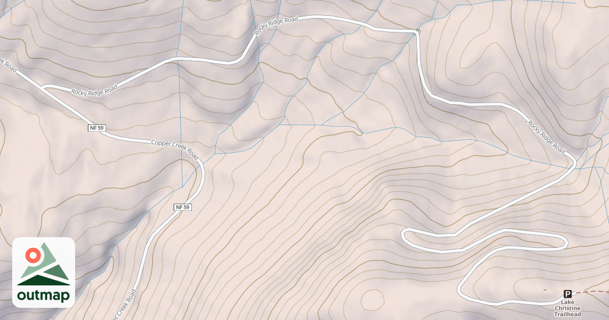 Map of ROCKY RIDGE