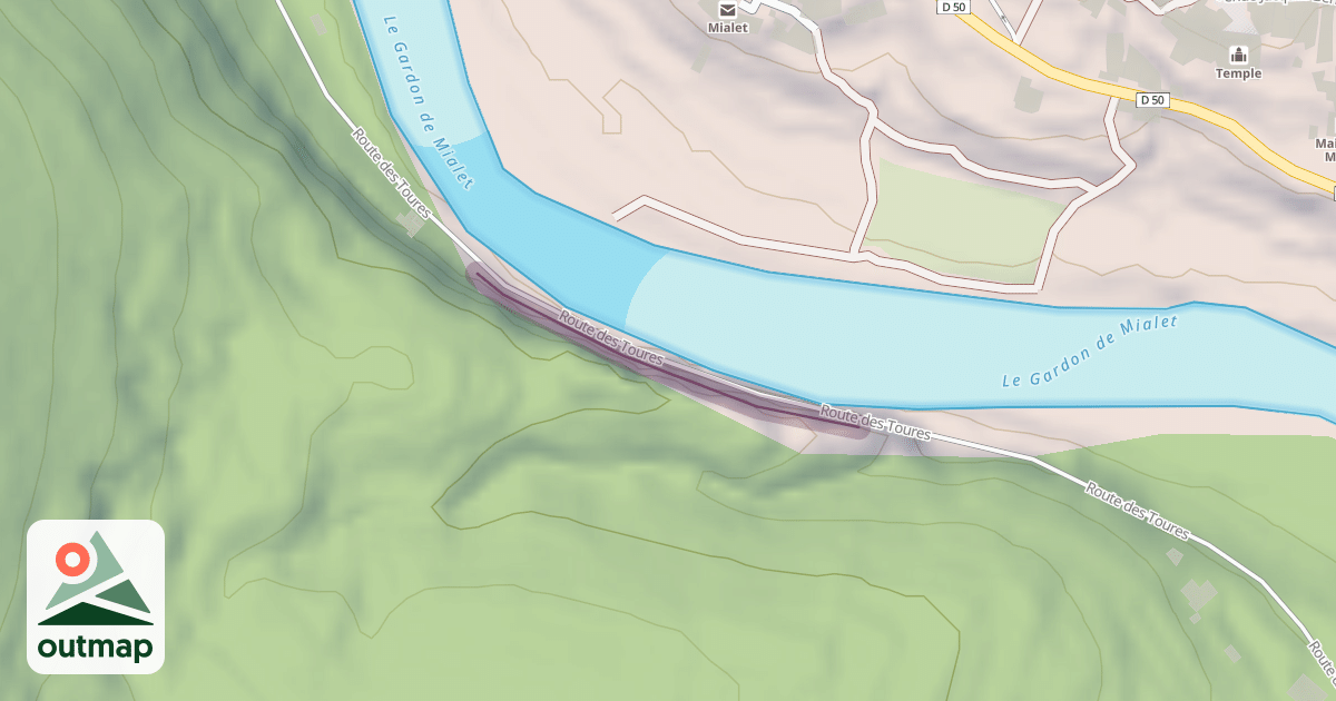 Map of Mialet
