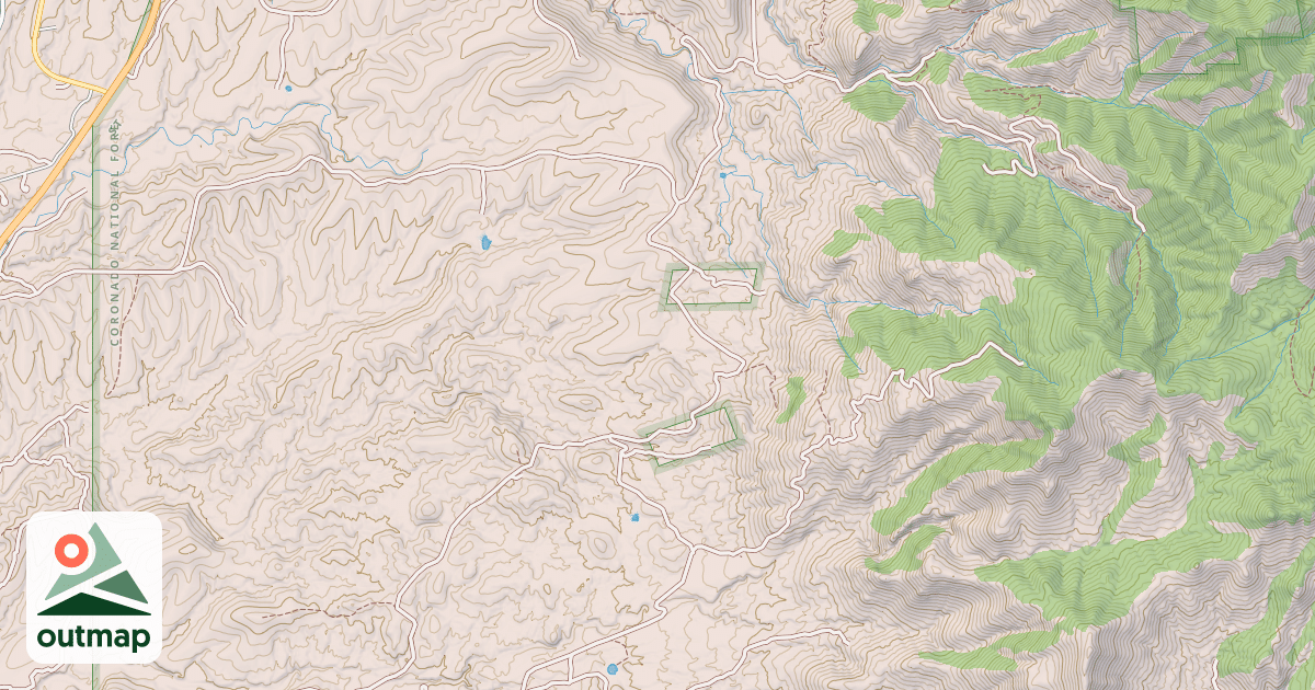 Map of PALOMAS MESA