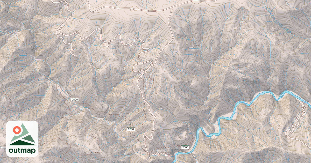Map of DEADMAN SPRING 4WD TRAIL