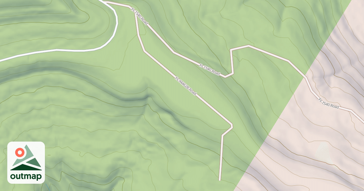 Map of USFS Motor Vehicle Use Map Roads {E1907549-0E6B-4355-AD16-816431EC68E2}