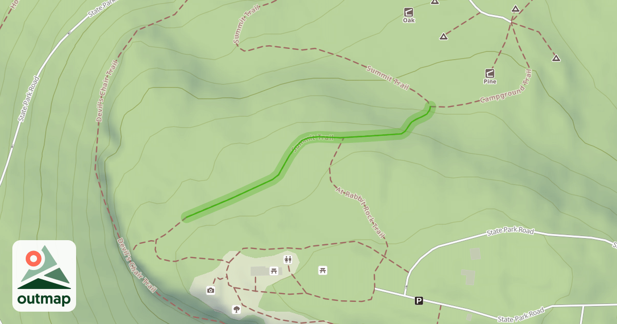 Map of Summit Trail