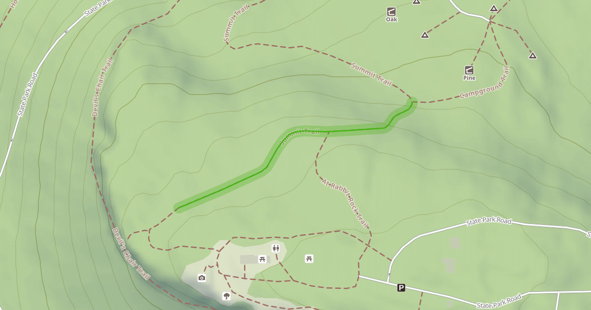Map preview of Summit Trail