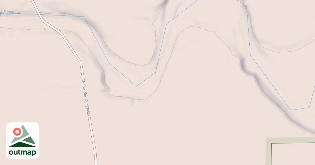 Map of NORTH IRON SPRING A