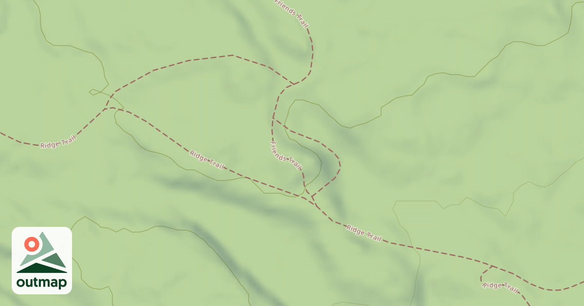 Map of Friend's Trail