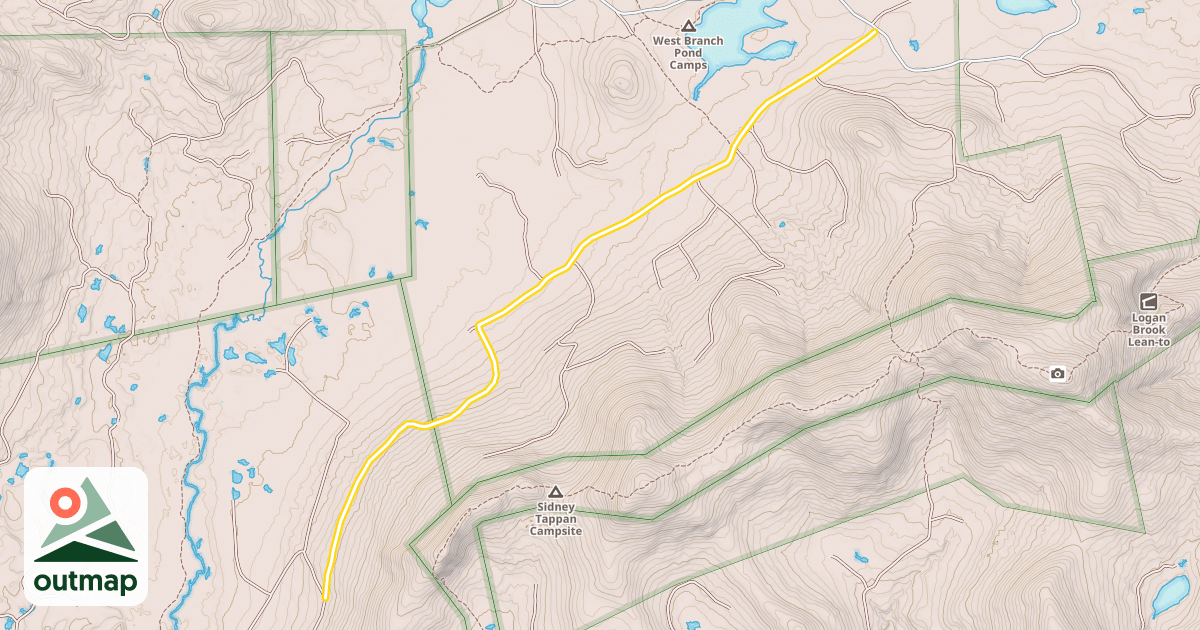 Map of East Side Trail
