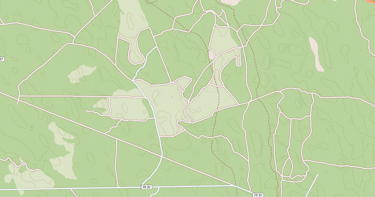 Map preview of USFS Motor Vehicle Use Map Roads {131B6871-4B35-4FF3-84EE-A8D8DC09D34E}