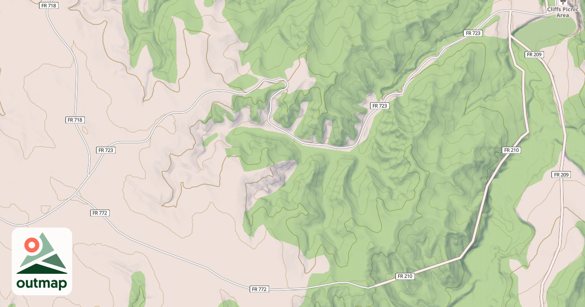Map of 210