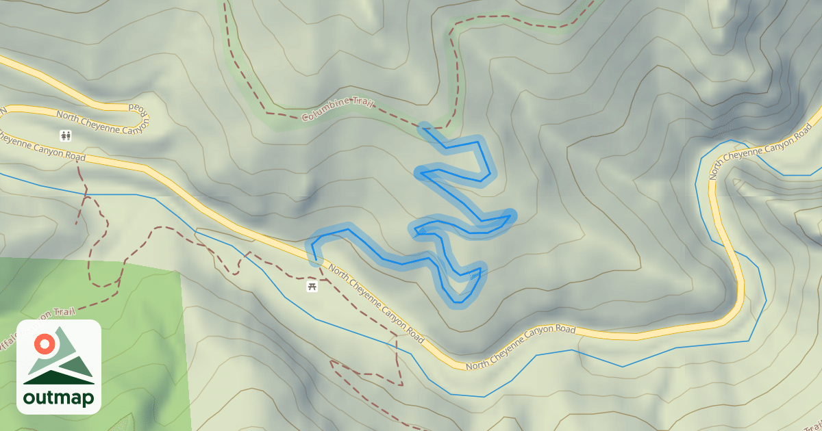 Map of Bruin Trail
