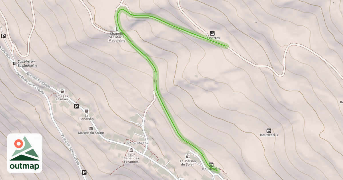 Map of Le Forest