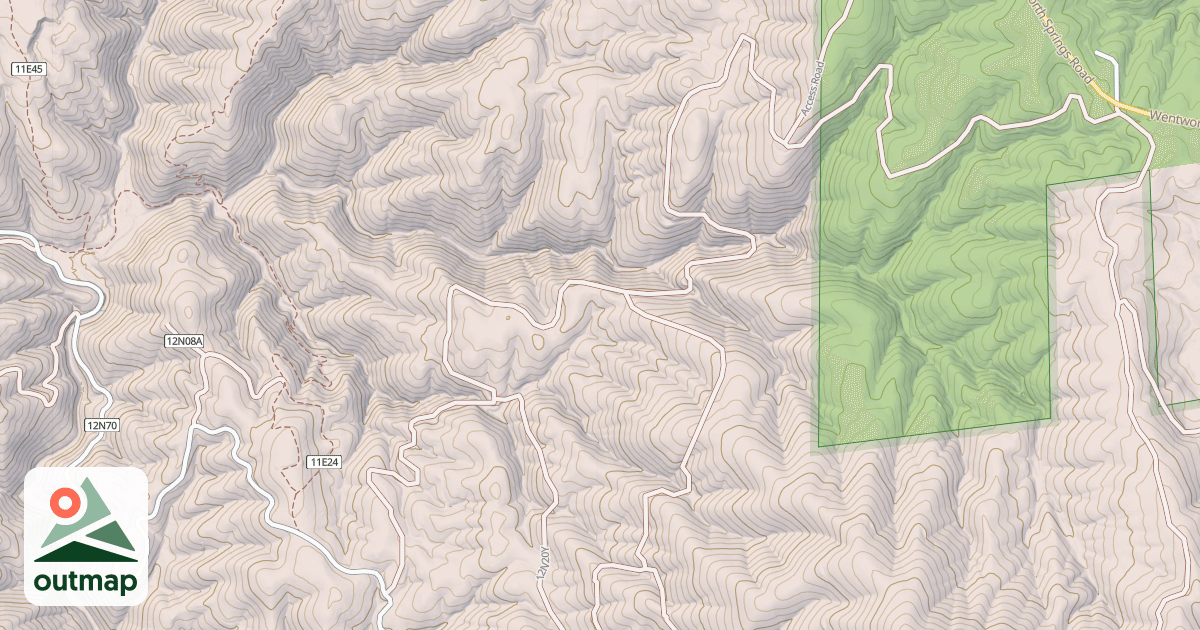 Map of CANYON CREEK