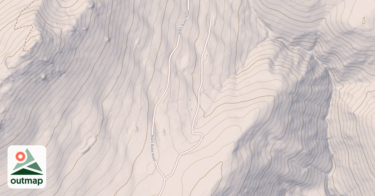 Map of BLACK BUTTE HOMES