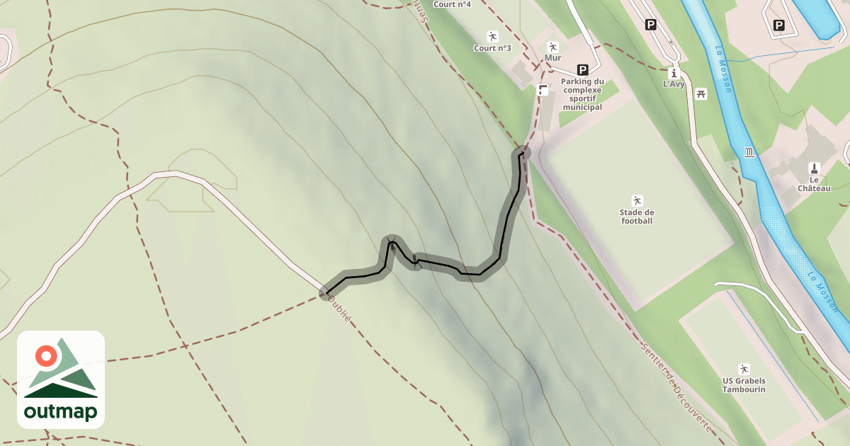 Map of Descente du Tennis