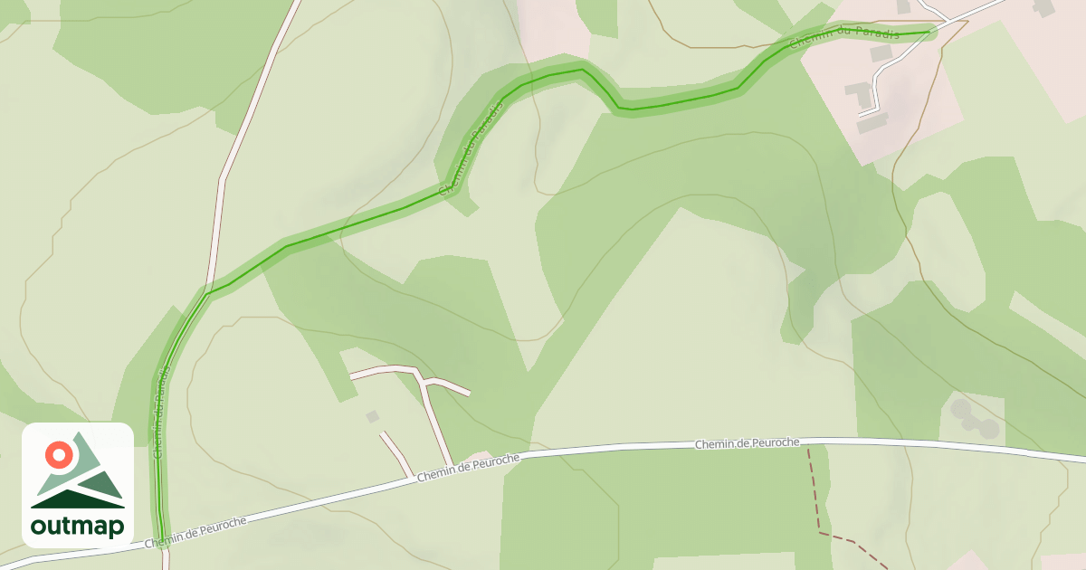 Map of Chemin du Paradis