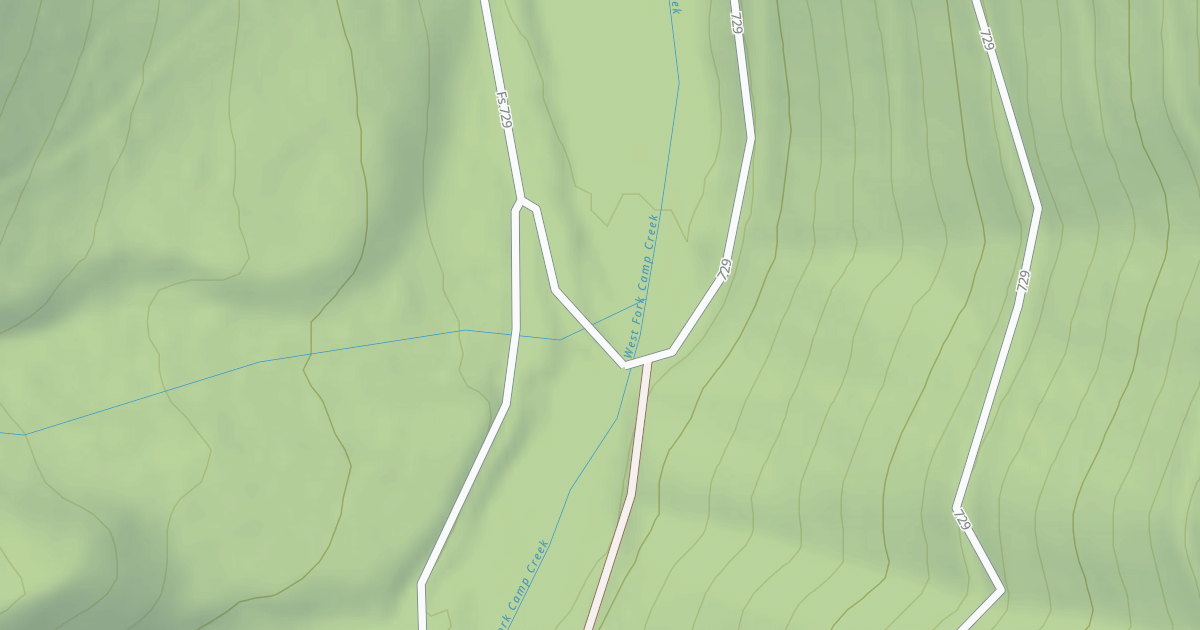 Map preview of (FDR) WEST FORK CAMP CREEK
