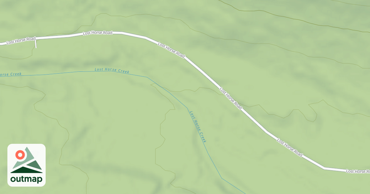 Map of (FDR) LOST HORSE